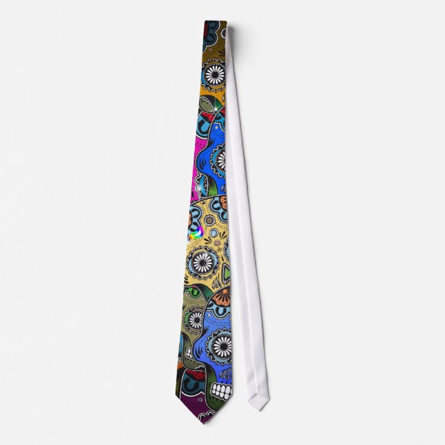 DAY OF DEAD NECK TIE (Front)