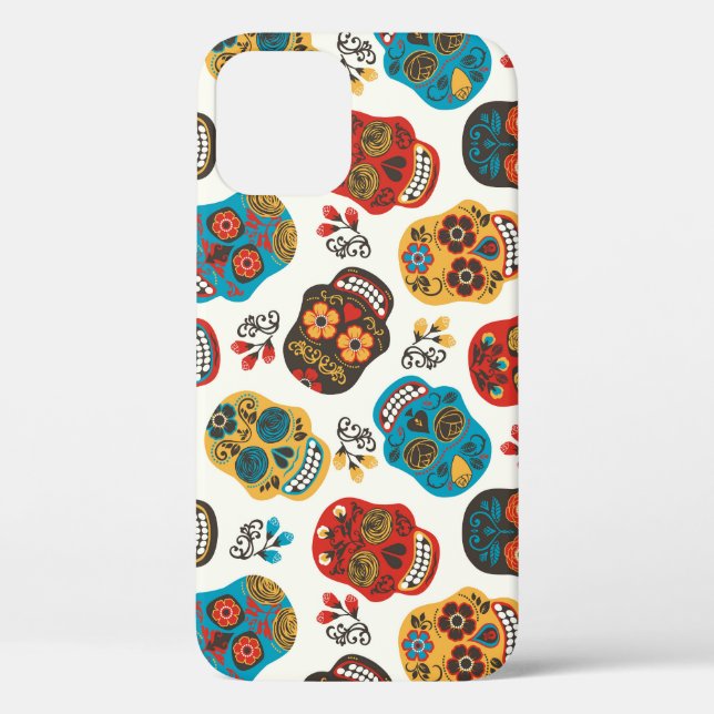 Day of Dead, seamless pattern. Case-Mate iPhone Case (Back)