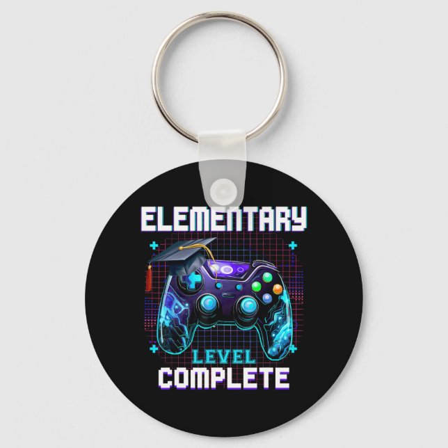 Day Of Elementary Level Complete Graduation Him Bo Keychain (Front)