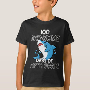 Day Of Fifh Grade For Eacher Suden Shark T-Shirt