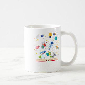 Day Of School 100 Days Smarter Books Space Lover G Coffee Mug