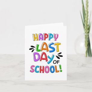 Day Of School Gifts For Kids School Graduation Card