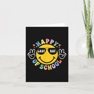 Day Of School Graduation Groovy Schools Student Te Card