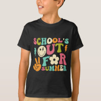 Day Of School Groovy Schools Out For Summer Teache