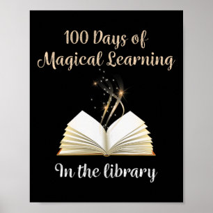 Day Of School Magical Library Learning Adventure Poster