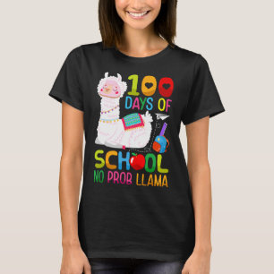Day Of School Unicorn Girls 100 Days Of School 1 T-Shirt