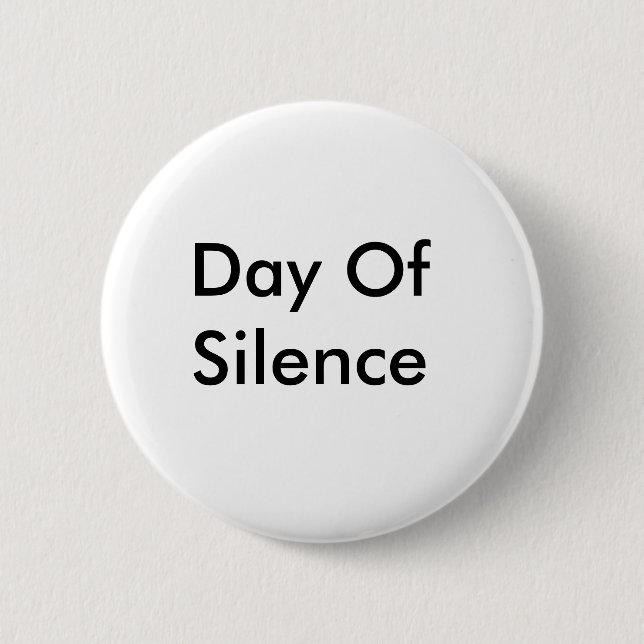 Day Of Silence Button (Front)