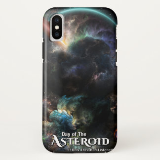 Day Of The Asteroid SciFi Fractal Art iPhone X Case