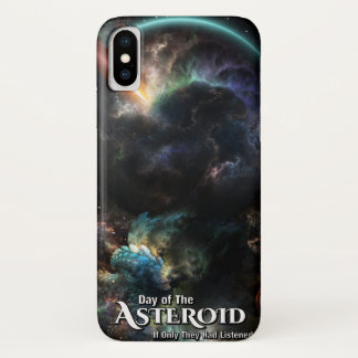 Day Of The Asteroid SciFi Fractal Art iPhone X Case