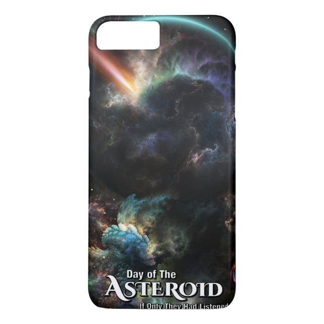 Day Of The Asteroid SciFi Fractal Art Case-Mate iPhone Case (Back)