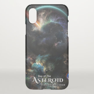 Day Of The Asteroid SciFi Fractal Art iPhone X Case