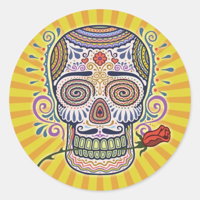 Day of the Casanova Classic Round Sticker (Front)