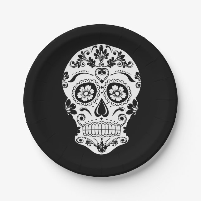 DAY OF THE DEAD 1 PAPER PLATES (Front)