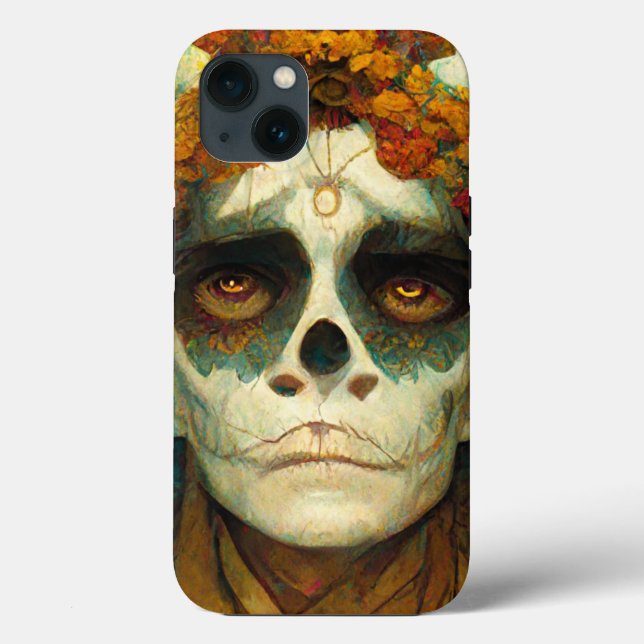 Day Of The Dead 2 Fantasy Skull Case-Mate iPhone Case (Back)