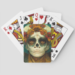 Day Of The Dead 2 Fantasy Skull Poker Cards