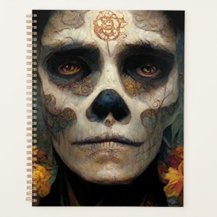 Day Of The Dead 3 Fantasy Skull Planner