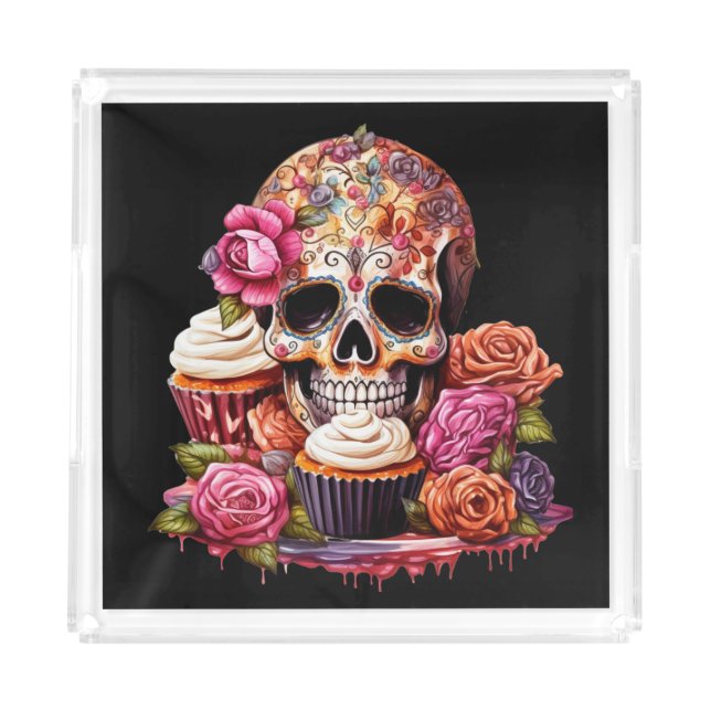 Day of the Dead  Acrylic Tray (Front)