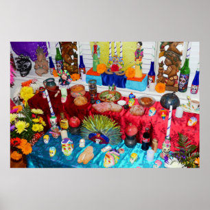 Day of the Dead Altar Offering Poster