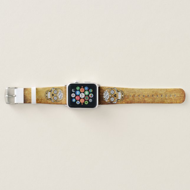 Day Of The Dead Apple Watch Band (Front)