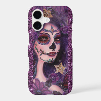 Day of the dead art by Renee Lavoie iPhone 17 Case