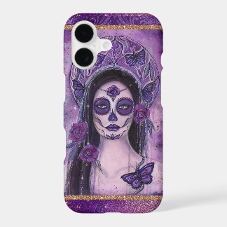 Day of the dead art by Renee Lavoie iPhone 17 Case