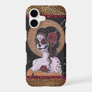 Day of the dead art by Renee Lavoie iPhone 17 Case