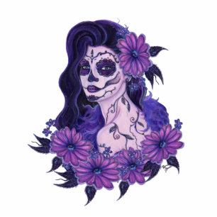 Day of the dead art by Renee Lavoie Cutout