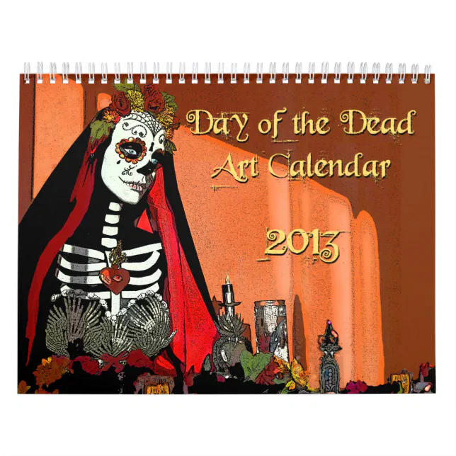 Day of the Dead Art Calendar Zazzle