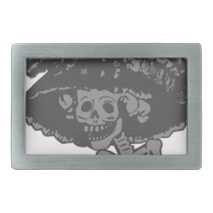 Day Of The Dead Belt Buckle