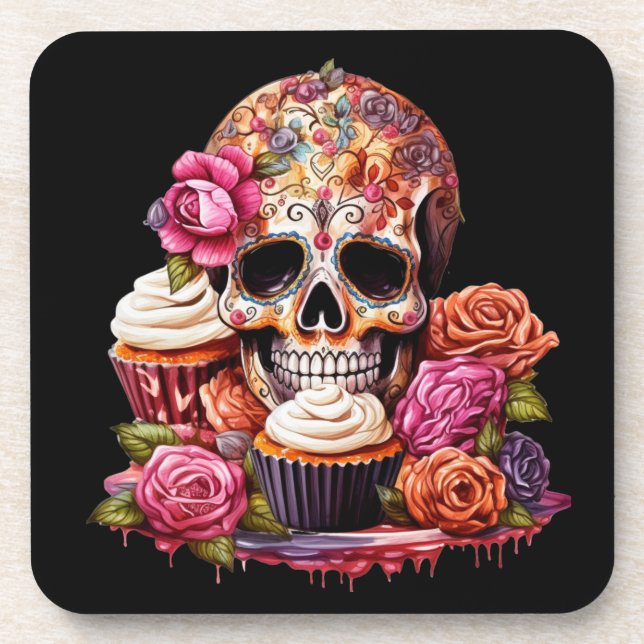 Day of the Dead  Beverage Coaster (Front)