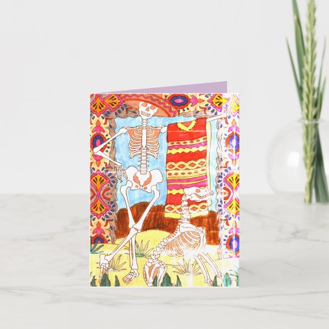 Day of the Dead Birthday Card - DD2 (Front)