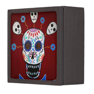 Day Of The Dead Gift Boxes & Keepsake Boxes | Zazzle