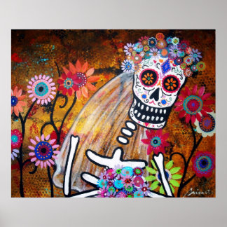 DAY OF THE DEAD BRIDE POSTER