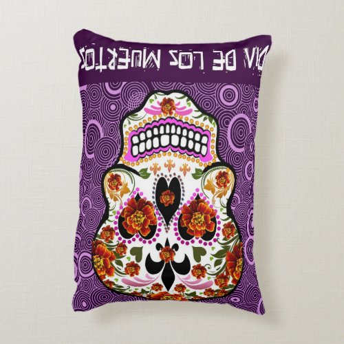 Day of the Dead Brushed Polyester Art Pillow