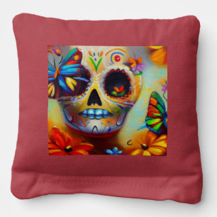 Day of the Dead Butterflies (2) Cornhole Bags