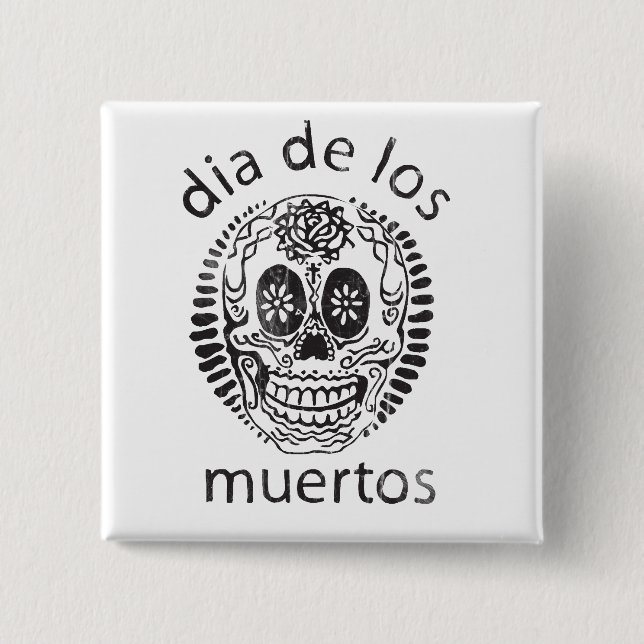 day of the dead button (Front)