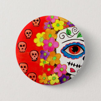 Day of the dead button