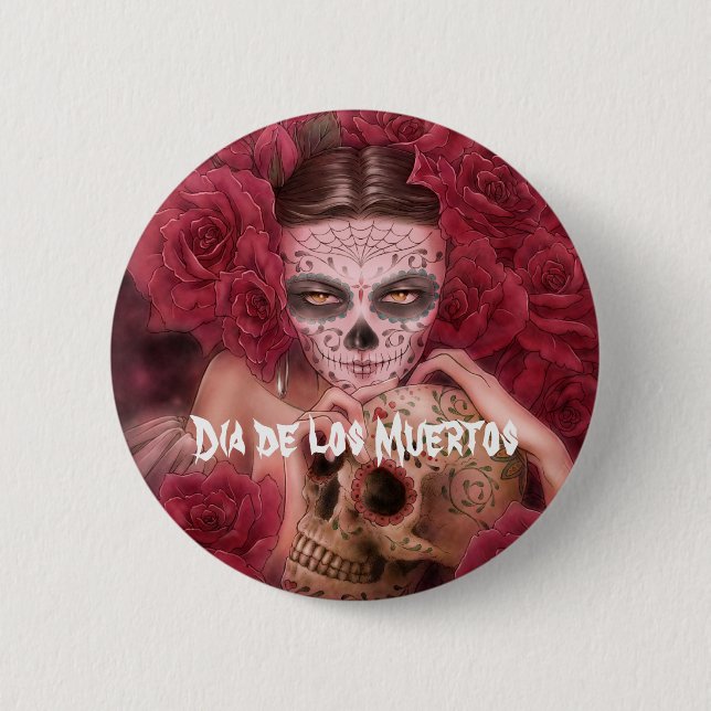 Day of the Dead Button (Front)