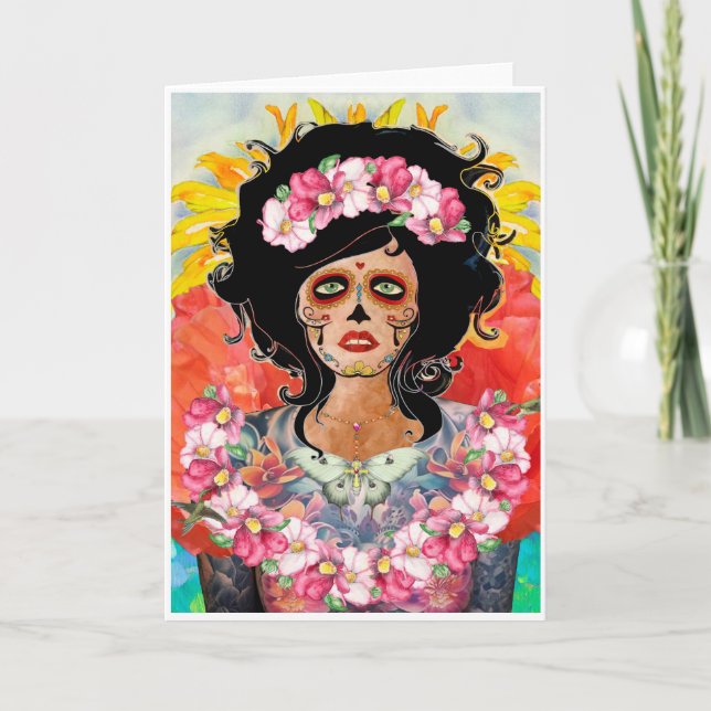 DAY OF THE DEAD BY TRISTAN BERLUND CARD (Front)