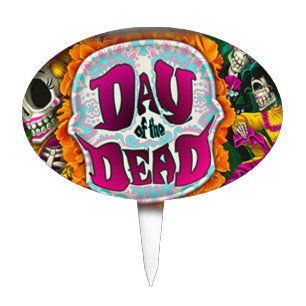 Day of the Dead Cake Topper