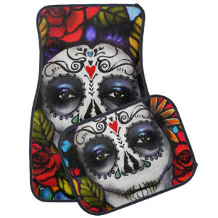 Day of the Dead Car Mat