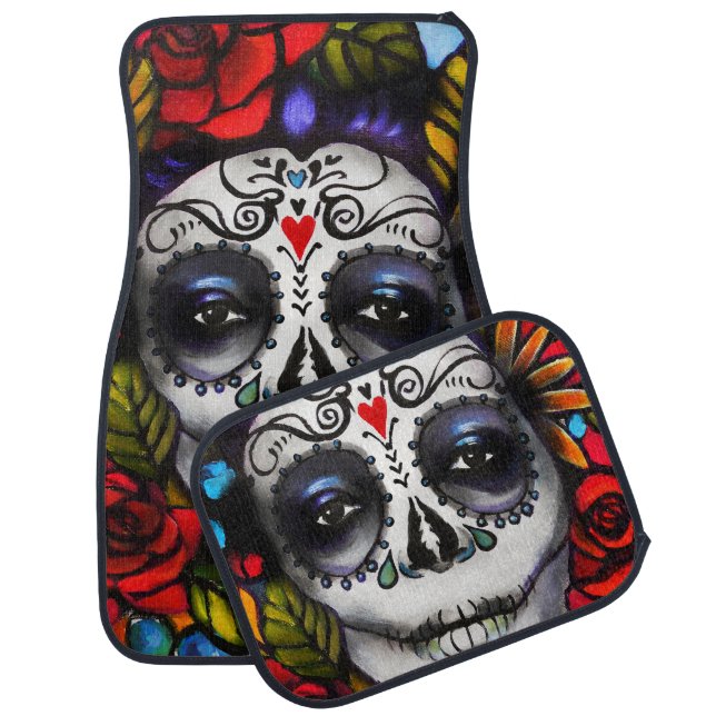 Day of the Dead Car Mat (Set)