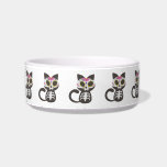 Day of the dead cat - Choose background color Bowl<br><div class="desc">cat  skull  pet  day ,  kitten  dead  skeleton  muertos  , mexican  calavera  illustration  sugar,   cute  flower  floral  cats ,  colorful  halloween  art  black,   animal  party  death  mexico ,  cartoon  beautiful  face cat,   skull  pet  day  kitten</div>