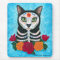 Day of the Dead Cat Sugar Skull Cat Mousepad