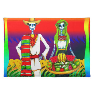 Day Of The Dead Celebration Placemat