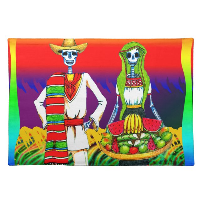 Day Of The Dead Celebration Placemat (Front)