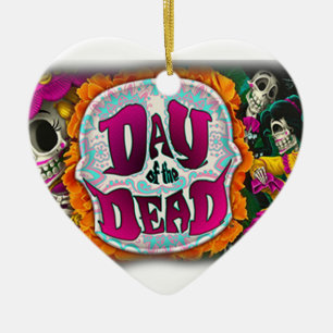 Day of the Dead Ceramic Ornament