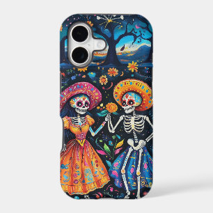 Day of the dead colorful design iPhone 17 case