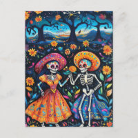 Day of the dead colorful design
