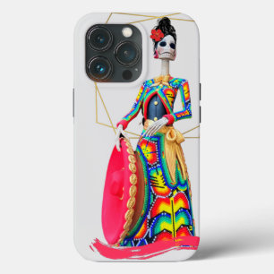 Day of the Dead Colorful Mariachi Catrina iPhone 13 Pro Case